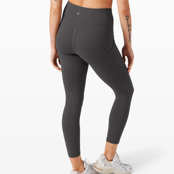 lululemon athletica Pants - LULULEMON Graphite Gray Invigorate High-Rise Tight 25 Everlux Training Legging 6